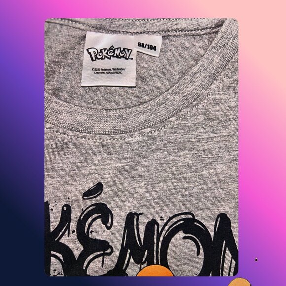 Pokemon Kids Pyjama Set – Pikachu Charmander Bulbasaur Squirtle NWT - Picture 5 of 5